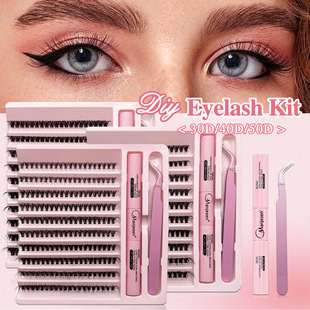 Cross-border explosions DIY30D40D large capacity eyelash book extended false eyelash suit thick factory wholesale