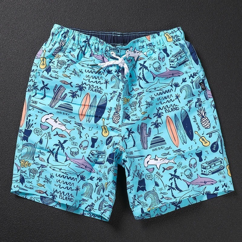 Beach Shorts That Can Be Worn in the Water, Quick-Drying, Lined Surfing Shorts, Men's Swimming Shorts, Beach Shorts That Can Be Used for Swimming, Beach Shorts in Large Sizes