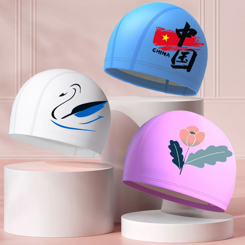 Sombrero de nadador verde, sombrero de nadador de spandex, sombrero de nadador de cabello largo, sombrero de nadador de aguas termales, sombrero de nadador para adultos, unisex, piscina, comercio exterior