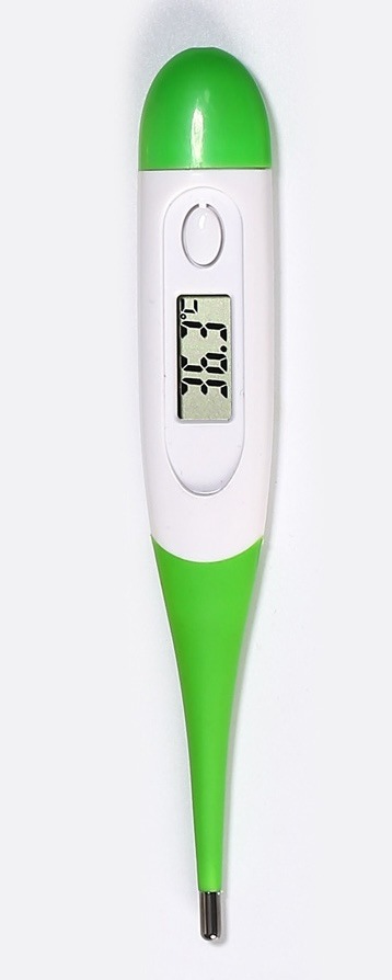 Termómetro digital electrónico de punta suave para axila infantil, alta precisión, fábrica de comercio exterior.