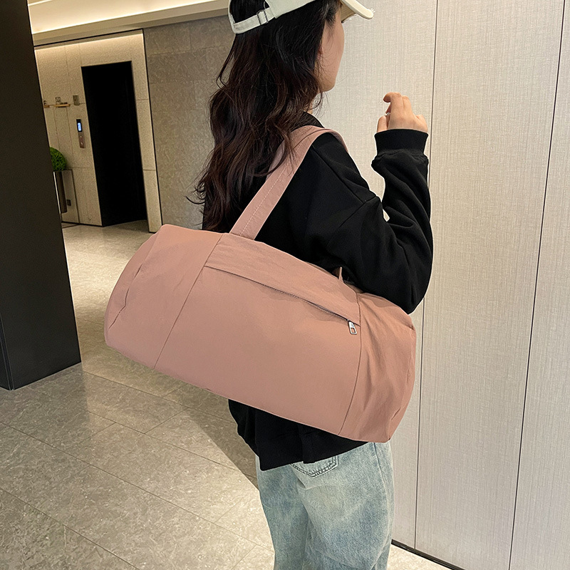 Bolso de viaje de corta distancia de gran capacidad para mujer 2024 nuevo otoño e invierno bolsa de fitness deportiva bolsa de equipaje bolso de hombro