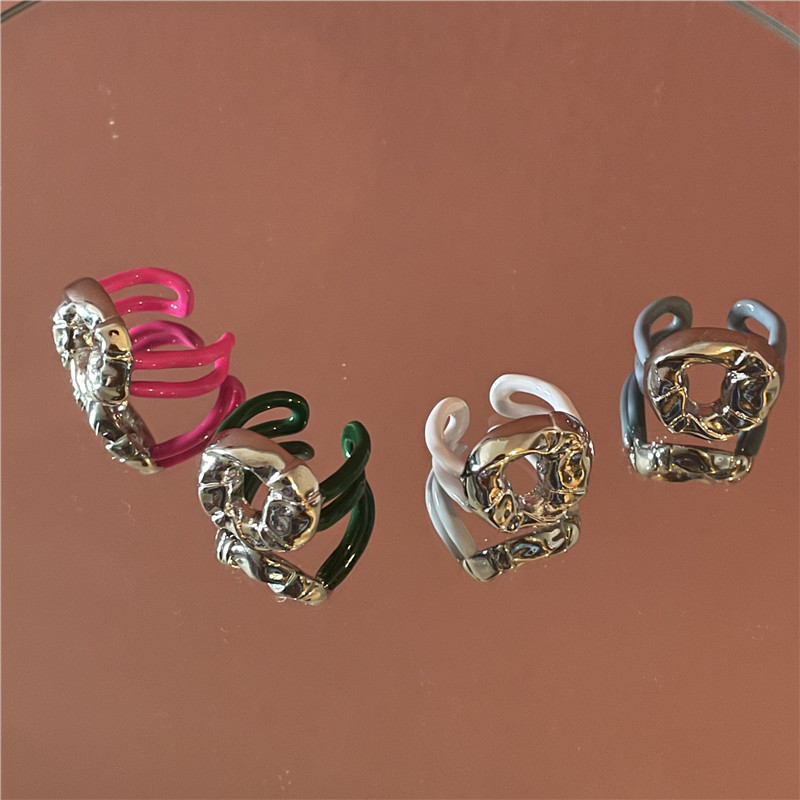 Großhandel Süßigkeiten Farbe Doppelzauber Sprühfarbe Ring Nihaojewelry display picture 10