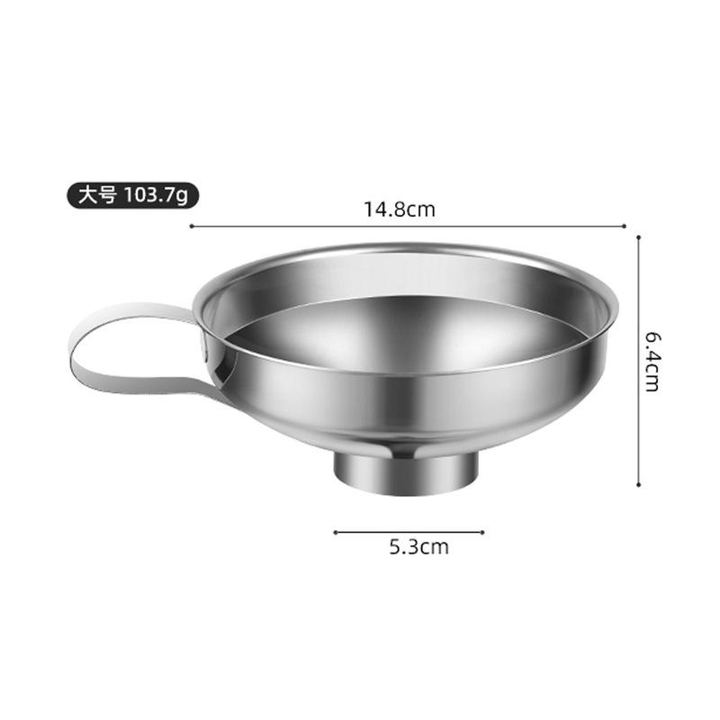 キッチンステンレス製漏斗ジャムサラダドレッシング広口漏斗広口缶詰漏斗|undefined