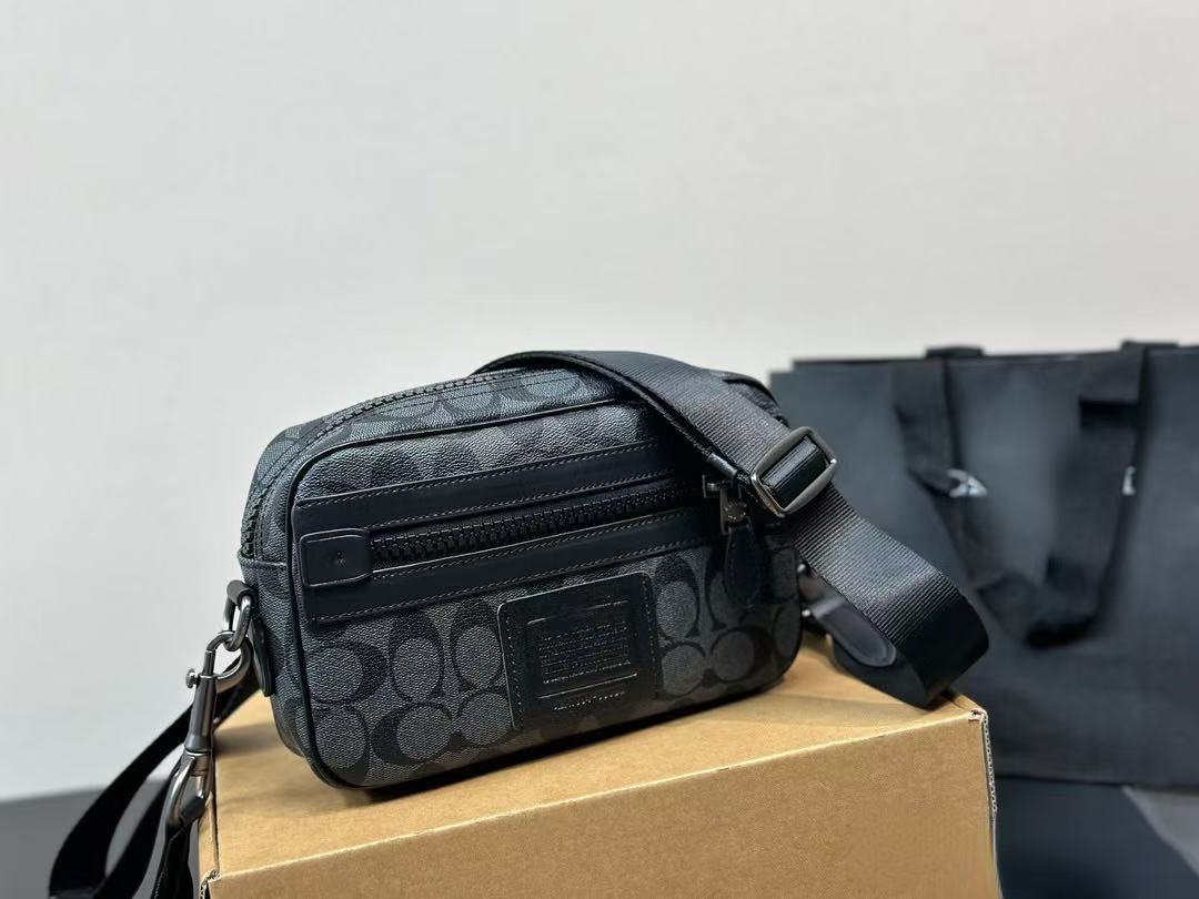 Bolso para cámara para hombre y mujer, material de PVC, bolso cruzado informal para viaje, bolso de mensajero, bolso versátil para teléfono para ir al trabajo, 22x15x5