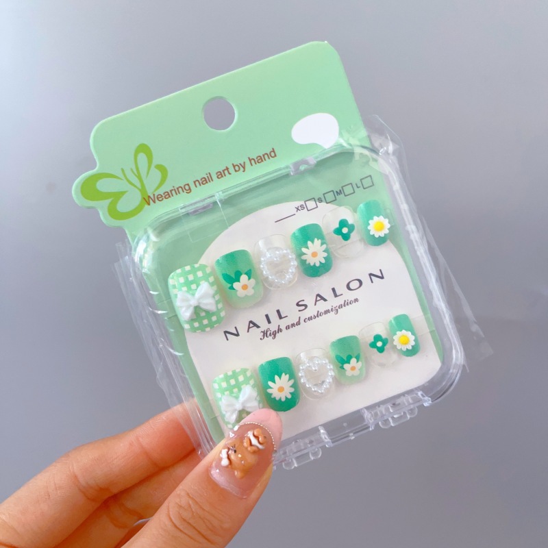 Niños que usan uñas niñas cortas 2025 nuevo estilo de alta sensación pegatinas de uñas no tóxicas y inodoras pegatinas de uñas especiales para niñas