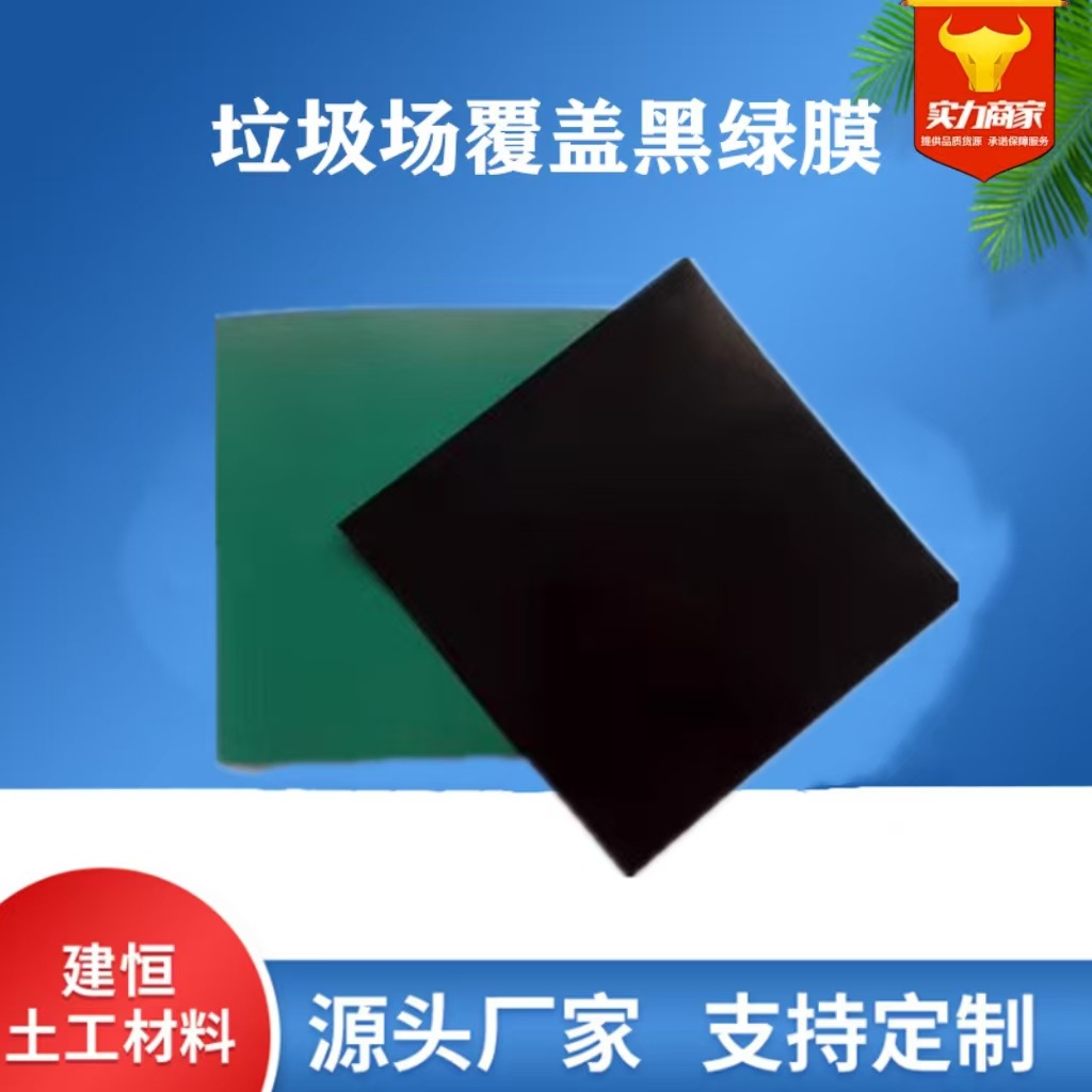 垃圾场覆盖土工膜1.5mm调节池氧化塘沼液池聚乙烯土工膜
