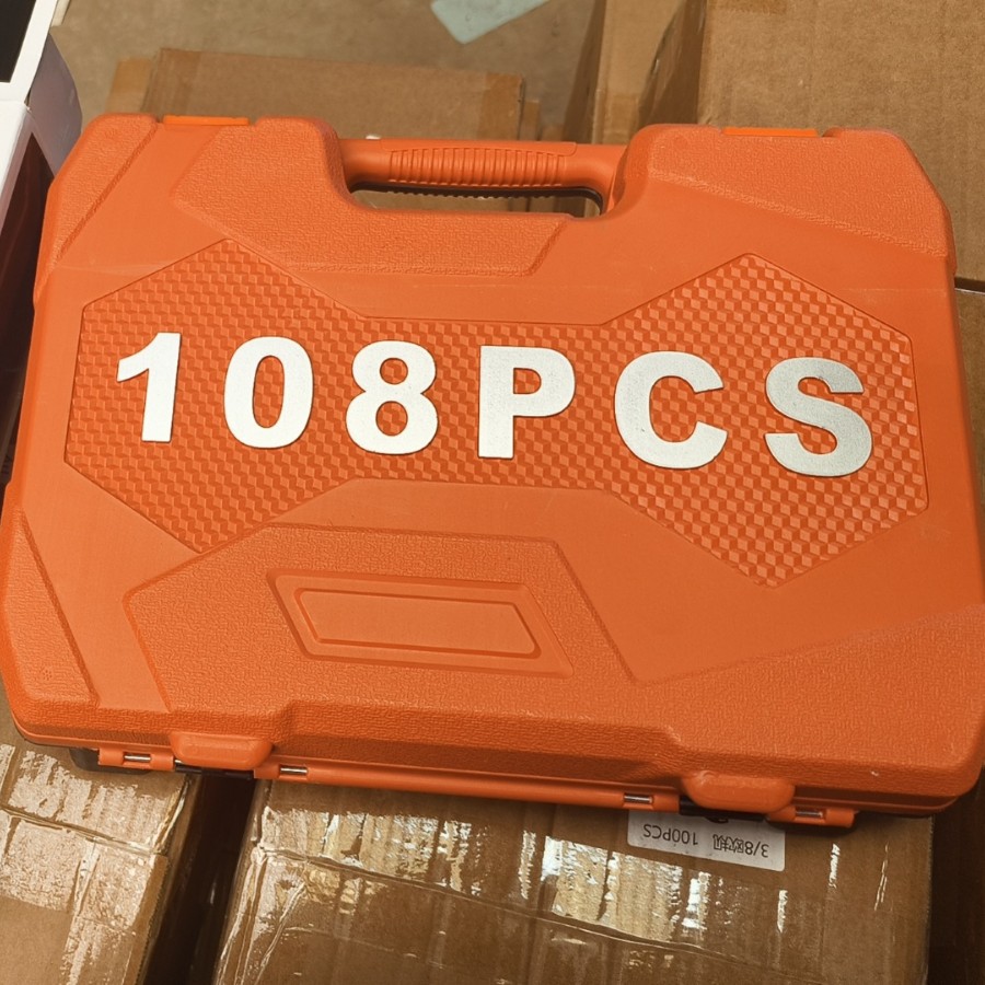 Kit de herramientas multifuncional de 108 piezas para limpieza de neumáticos de coche y hogar, grandes y pequeños, para uso en exteriores.