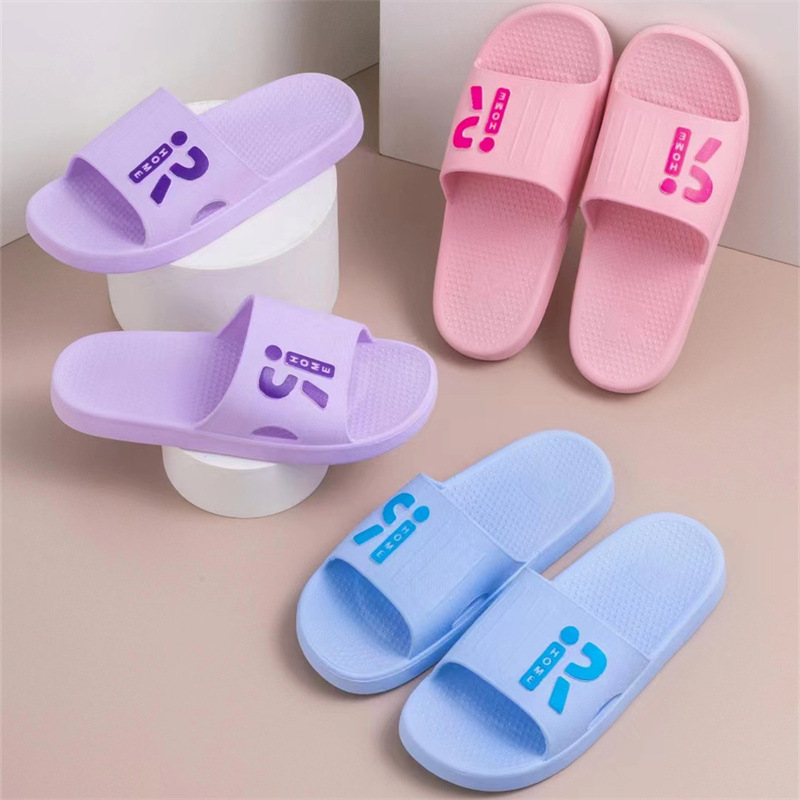 Home Slippers for Women, Soft-Soled Plastic Non-Slip Thick-Soled Summer Indoor Slippers, Wholesale from Wuchuan Manufacturer