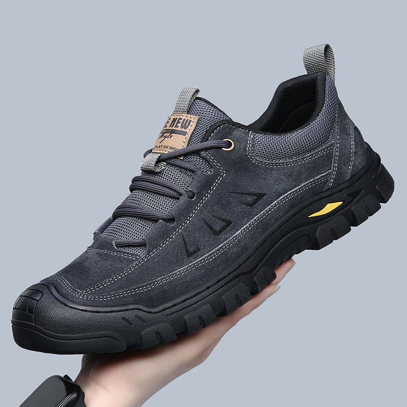 2026 Spring and Autumn Men's Shoes Genuine Leather Men's Outdoor Hiking Shoes Men's Non-Slip Wear-Resistant Casual Leather Shoes Men's Sports Shoes 2026 Spring and Autumn Men's Shoes Genuine Leather Men's Outdoor Hiking Shoes Men's Non-Slip Wear-Resistant Casual Leather Shoes Men's Sports Shoes