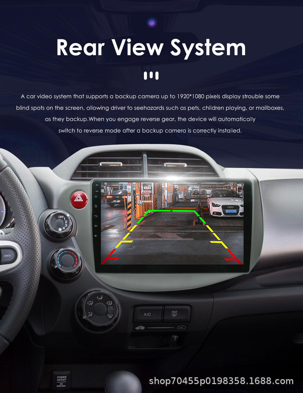 Suitable for Honda Fit JAZZ FIT Android central control large screen navigation all-in-one car intelligent navigator