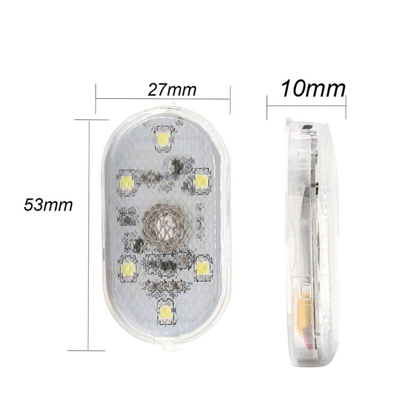 Lámpara de atmósfera del automóvil Lámpara táctil Iluminación del trasero Lámpara de lectura táctil inductiva del automóvil Lámpara de modificación LED en stock