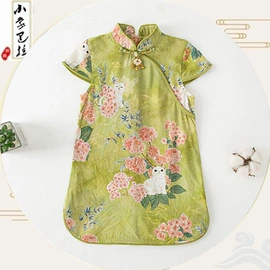 童汉服;童民族服装;儿童表演服