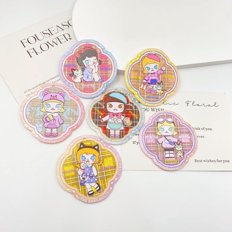 卡通可爱印花茉莉molly吊坠手工diy手机链钥匙扣挂件饰品配件材料|undefined