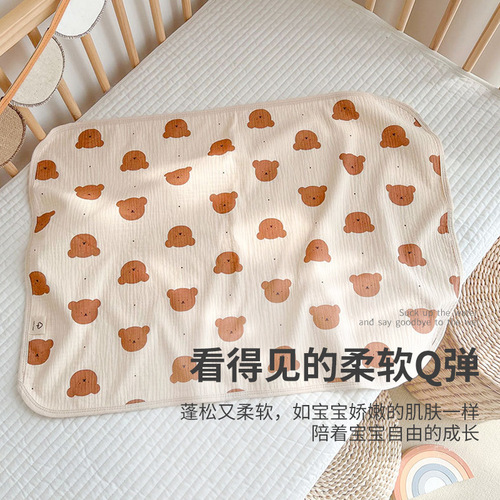 Diaper Pads for Babies, Waterproof and Washable, Flocked Cotton, Breathable, Baby Children Bedwetting Prevention, Non-Slip, Adult Menstrual Pads