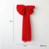 Red snow gauze bow 75CM/64g