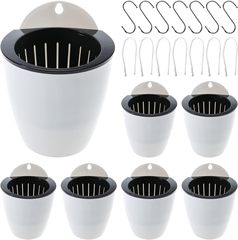 メーカーの現物アマゾンKクロスボーダー専用供給金は吸水プラスチックの怠け者の壁掛けの小さいサイズの植木鉢から卸売りします。