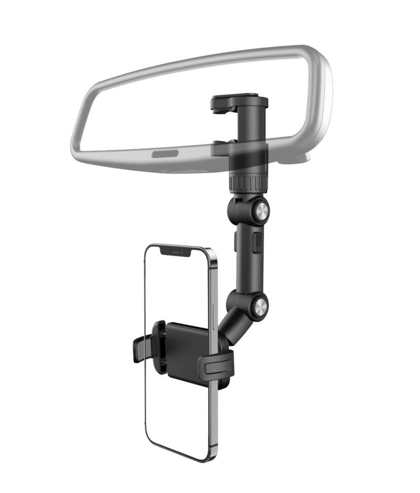 新款车载手机支架多功能车载支架后视镜后座视频拍摄厨房手机架