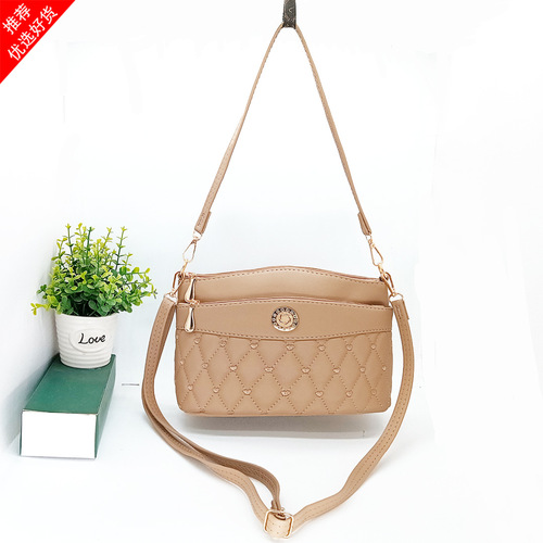Bags Autumn and Winter New  Niche Design Large Capacity Mummy Shoulder Bag Cross-Border Wholesale Textured Crossbody Women's Bag