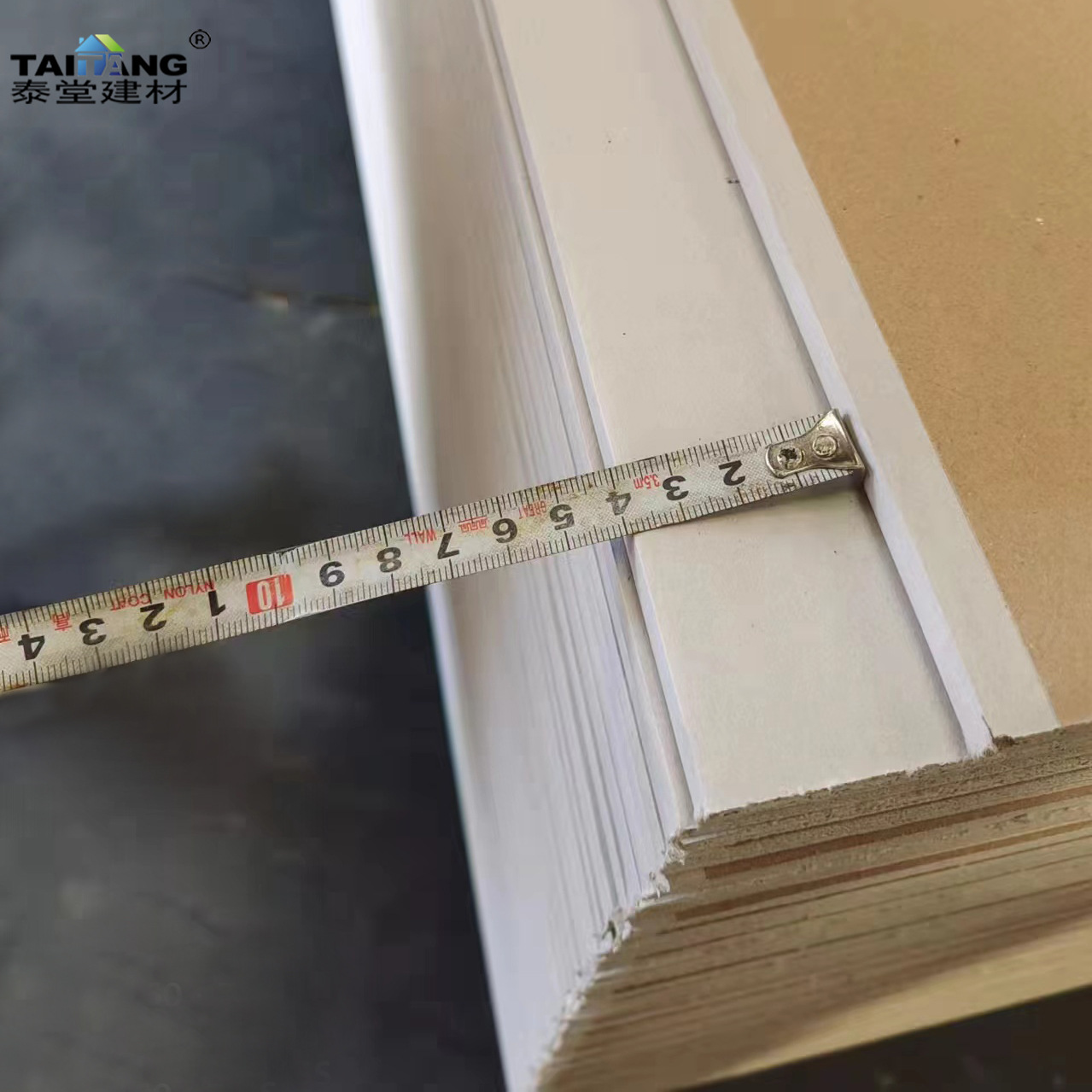 Gypsum tablero tablero de yeso material de construcción tabique a prueba de fuego a prueba de humedad techo teto falso pladur