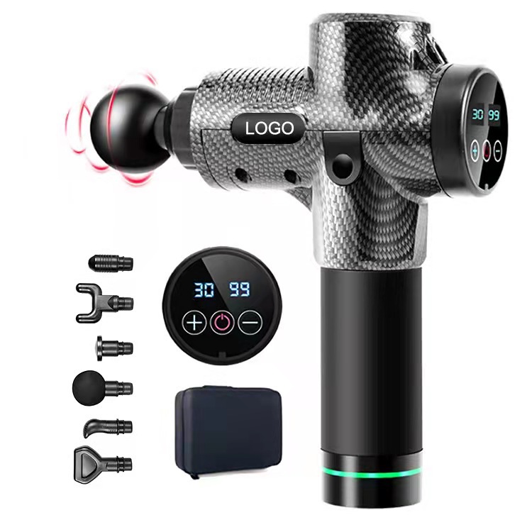 Cross-Border American Registration Fascia Massager Fascia Gun Muscle Massager Cervical Membrane Gun Fitness Equipment Massage Gun