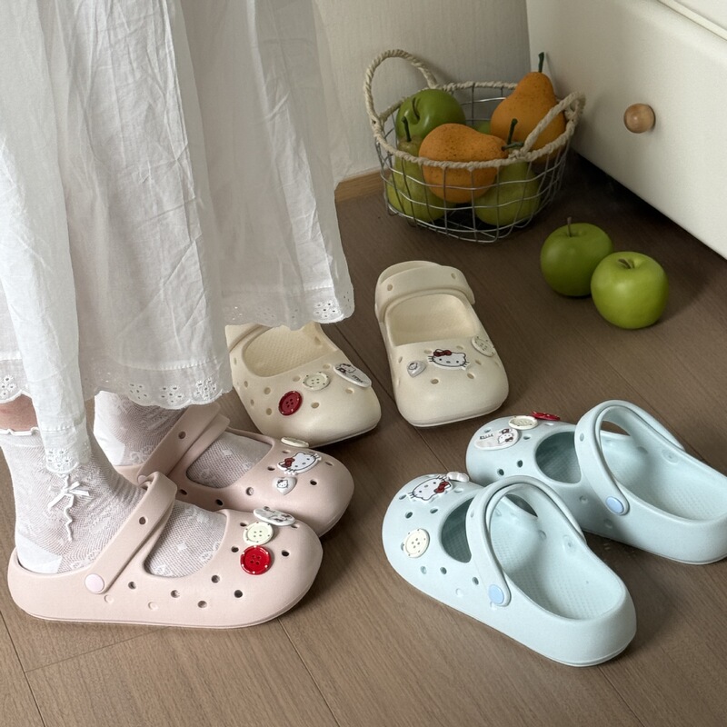 Mary Jane Women's Outdoor Non-Slip Breathable Ballet Shoes, Cute Odor-Resistant Eva Slippers, Thick-Soled Height-Increasing Beach Clogs Mary Jane Women's Outdoor Non-Slip Breathable Ballet Shoes, Cute Odor-Resistant Eva Slippers, Thick-Soled Height-Increasing Beach Clogs