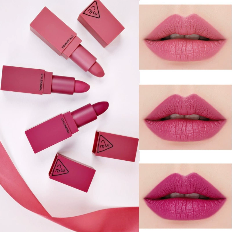 Южная Корея 3CE Purple Violet Asian Misty губная помада 2223 224 225