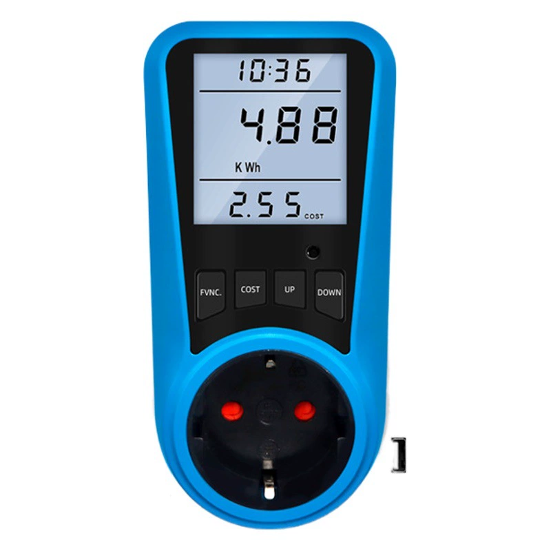 Амперметр цифров Метр AC230 V50Hz метра силы ватта времени счетчика энергии AC