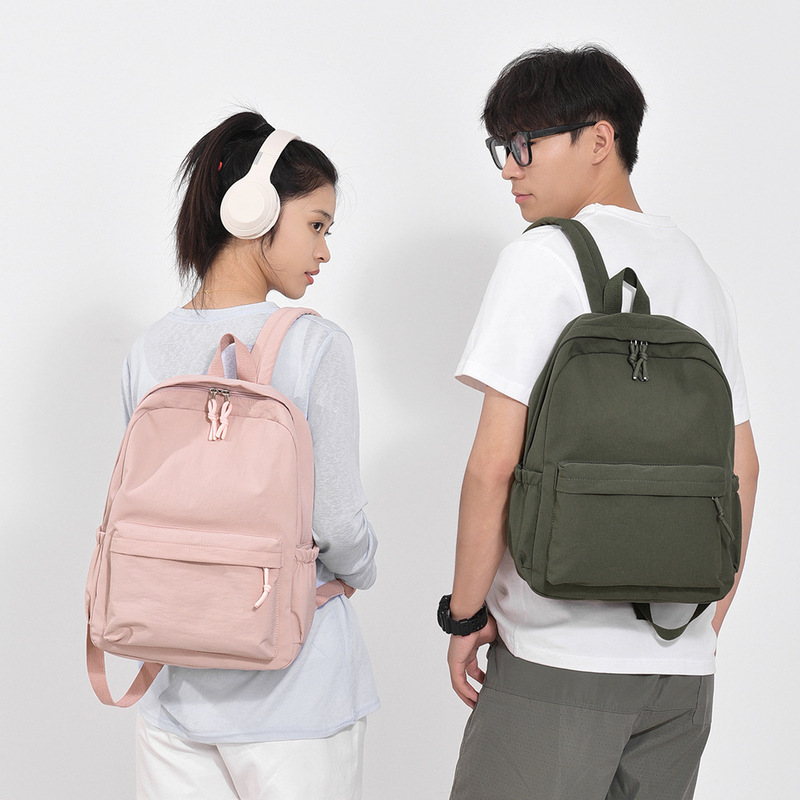 大容量バックパックカジュアルインスタイルファッション男の子と女の子韓国語版シンプルな学生スクールバッグ旅行ギフトバックパック|undefined