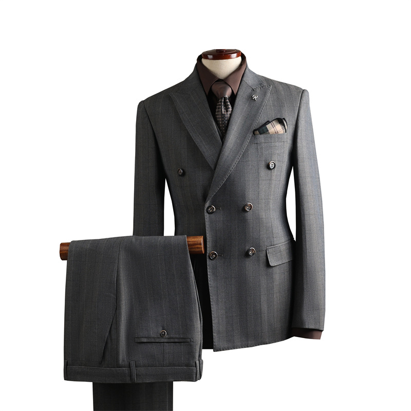 Men's Slim Fit Suits For Wedding Professional Business Formal Casual Work Interview Attire - Versatile Fashionable Suit_voghion.com