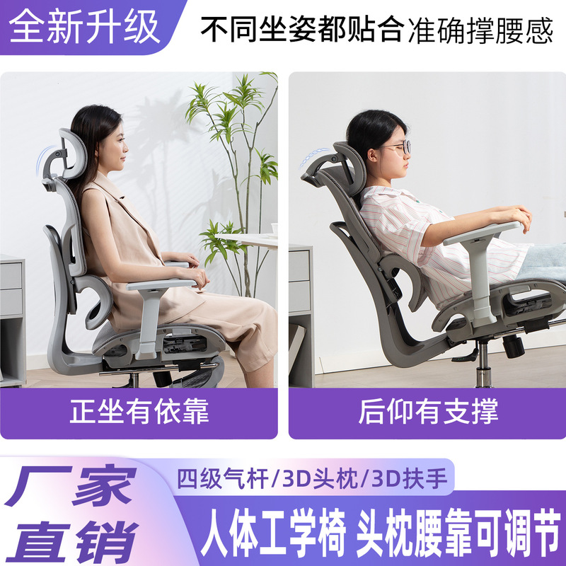 人体工学椅网椅子升降小蛮腰家用转椅办公室椅子舒适电竞椅电脑椅|undefined