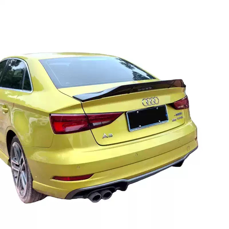 13-20 Model Audi A3 Dedicated R-Style Rear Spoiler, No-Drill Installation Sports Appearance Modification Part