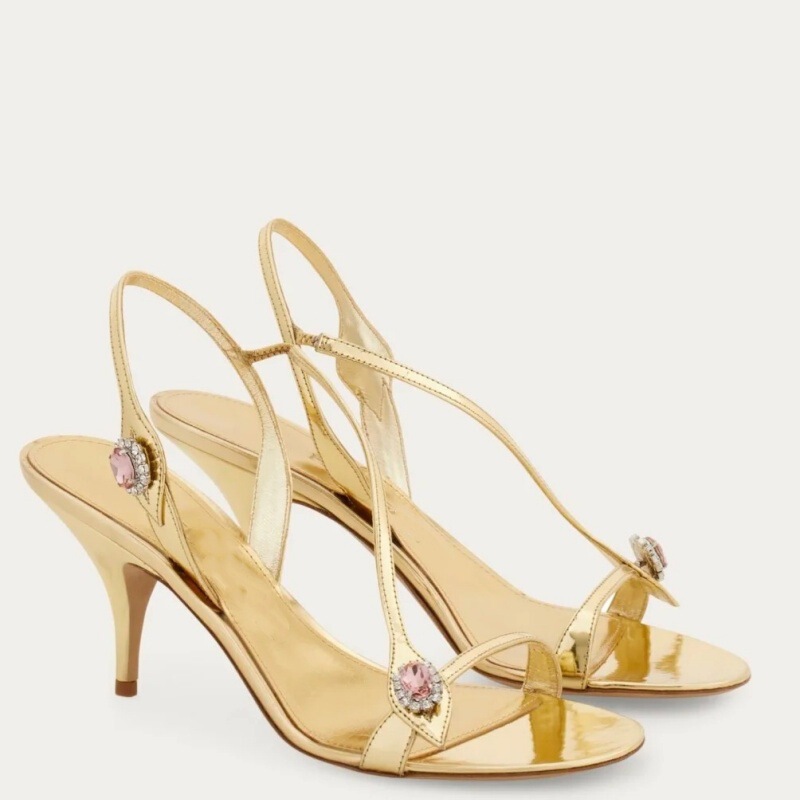 2026 Model Fila Mumu Women's Crystal Glass Embellished Sandals, Fashionable Thin Heels, Rhinestone Buckle, Open-Toe Shoes, Feminine Style 2026 Model Fila Mumu Women's Crystal Glass Embellished Sandals, Fashionable Thin Heels, Rhinestone Buckle, Open-Toe Shoes, Feminine Style