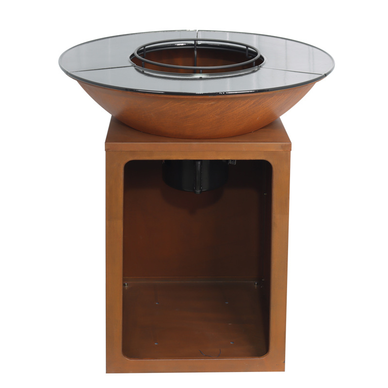 Mayorista acero climático estufas Fuego Pit patio exterior parrilla leña estufas de madera estufas de calefacción parrilla