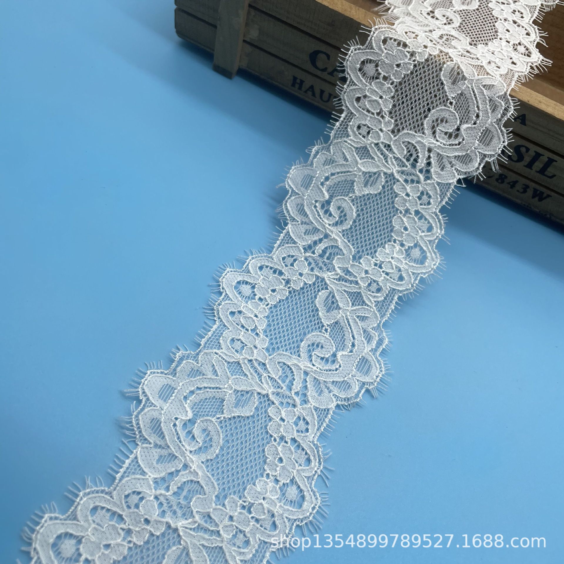 6.5cm弹力眼睫毛蕾丝花边 情趣服饰花边 内衣裤 辅料