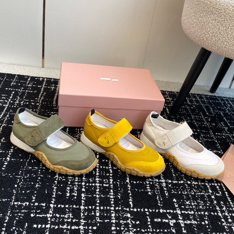 [High-end quality] 25 new classic suede velcro thick-soled sneaker Mary Jane shoes women's shoes