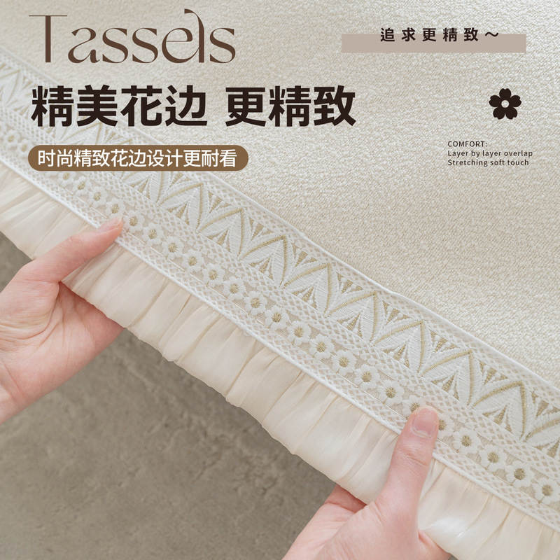 奶油风防水隔尿沙发垫2025新款四季通用盖布固定防滑沙发套罩批发|undefined