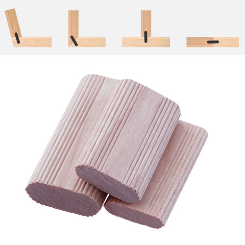 Domino wooden dowels, solid wood tips, beech wood plugs, woodworking furniture splicing connectors