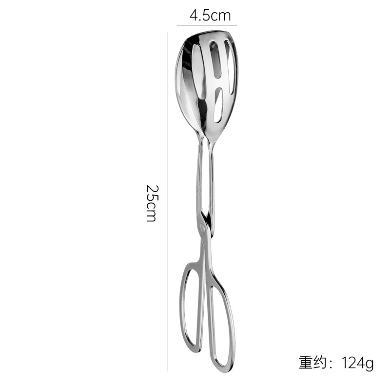 ステンレス食品クリップバーベキュークリップはさみステーキクリップ金色セルフサービスパン食品クリップサンドクリップ|undefined