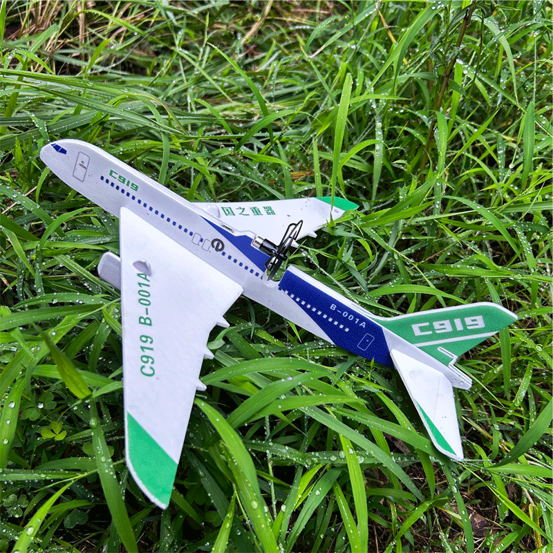 Avión eléctrico de espuma Su-27 caza doble ala luz nocturna eléctrica cargador planeador eléctrico avión de pasajeros resistente a caídas