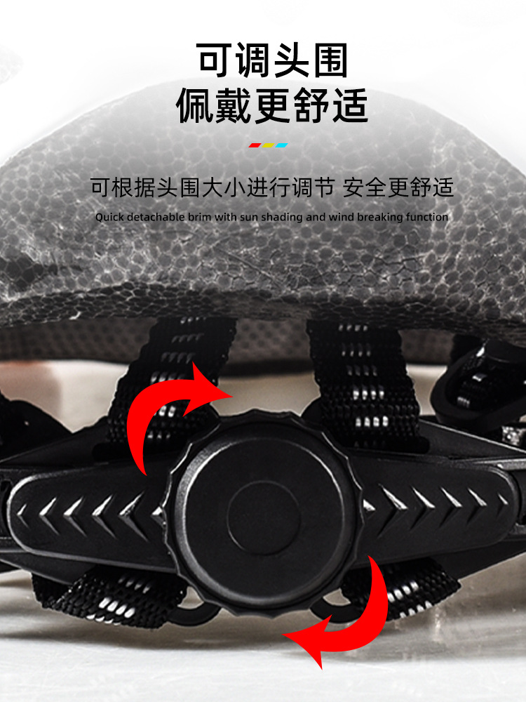 Casco de ciclismo de carretera de montaña rueda deslizante integral moldeo casco protector equipo de bicicleta hombre y mujer