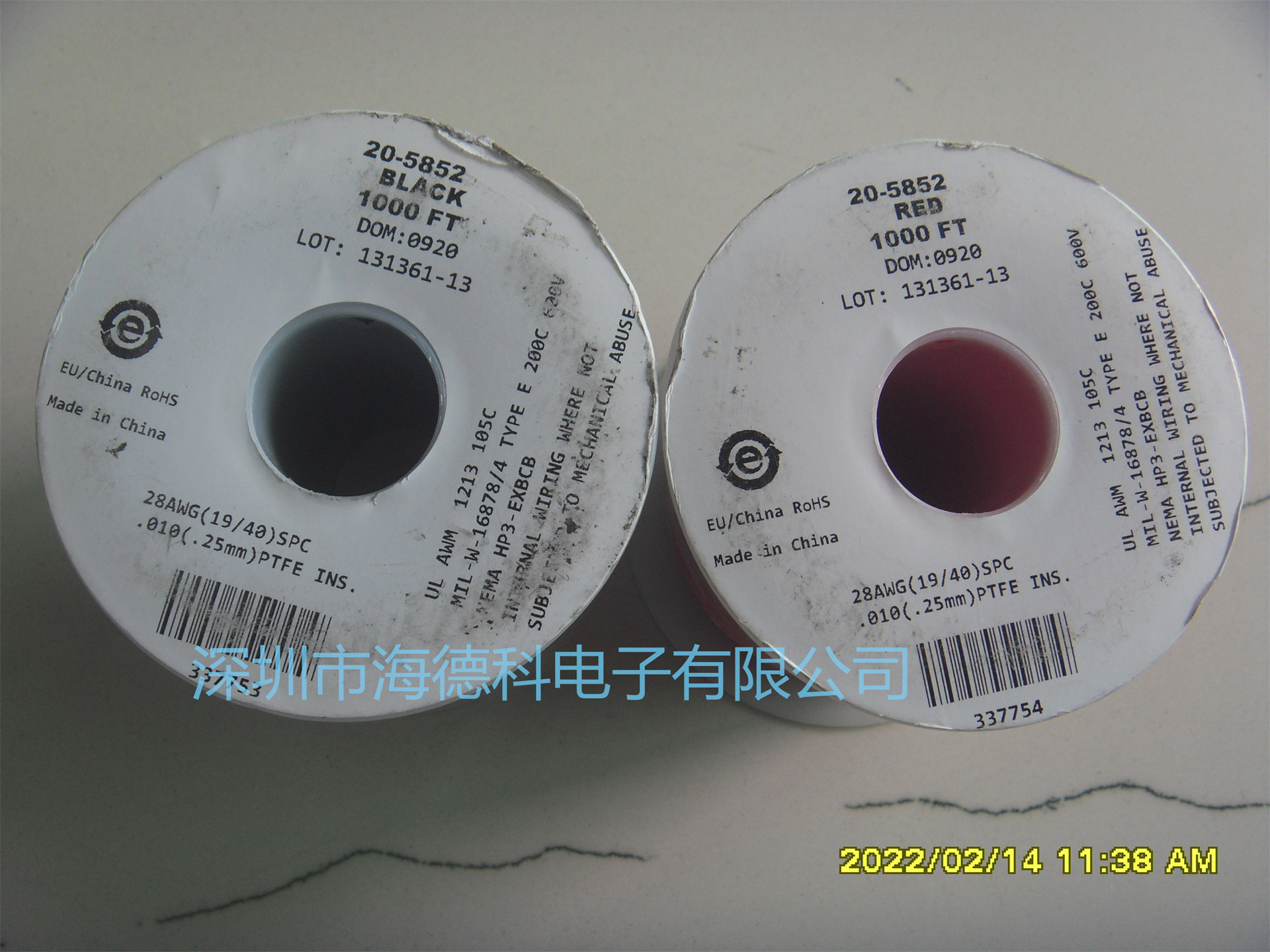 海德科电子代理美标电线UL11028 Alpha 6712BR/RD/OR/YL/GR/BL001