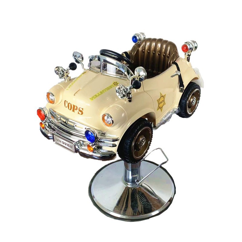 Silla de peluquero para niños peluquería especial asiento de coche de dibujos animados ajustable MP3 música Silla de peluquería juguete de dibujos animados