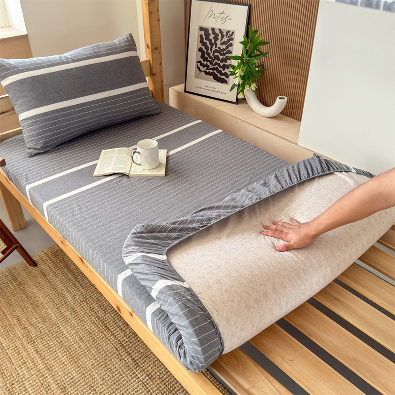 Cubierta de cama de algodón para dormitorio de estudiantes durante la temporada escolar Cubierta de cama de algodón 90x190 Cubierta protectora de colchón individual para dormitorio