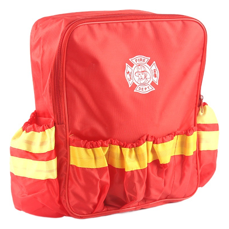 Play House juguete simulación bombero herramienta traje Cosplay bombero juego de rol accesorios bolsa