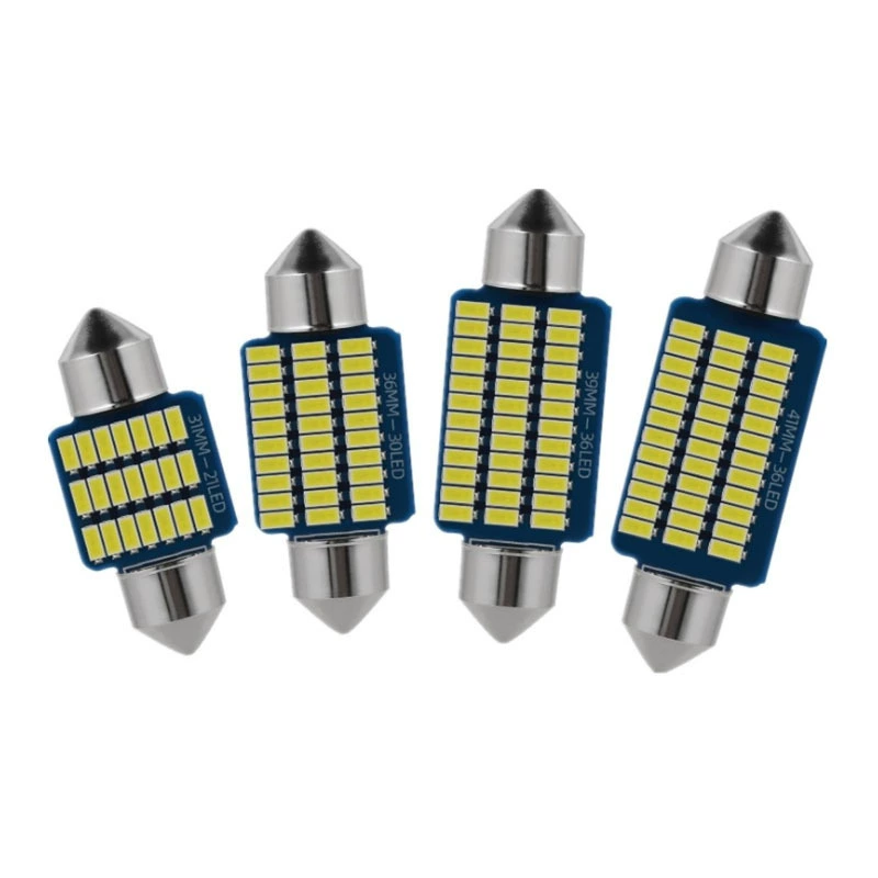 Светодиодный светильник для чтения с двойным наконечником 39/42 мм 3014 36smd автомобильный фонарь на крыше задний фонарь для салона автомобиля