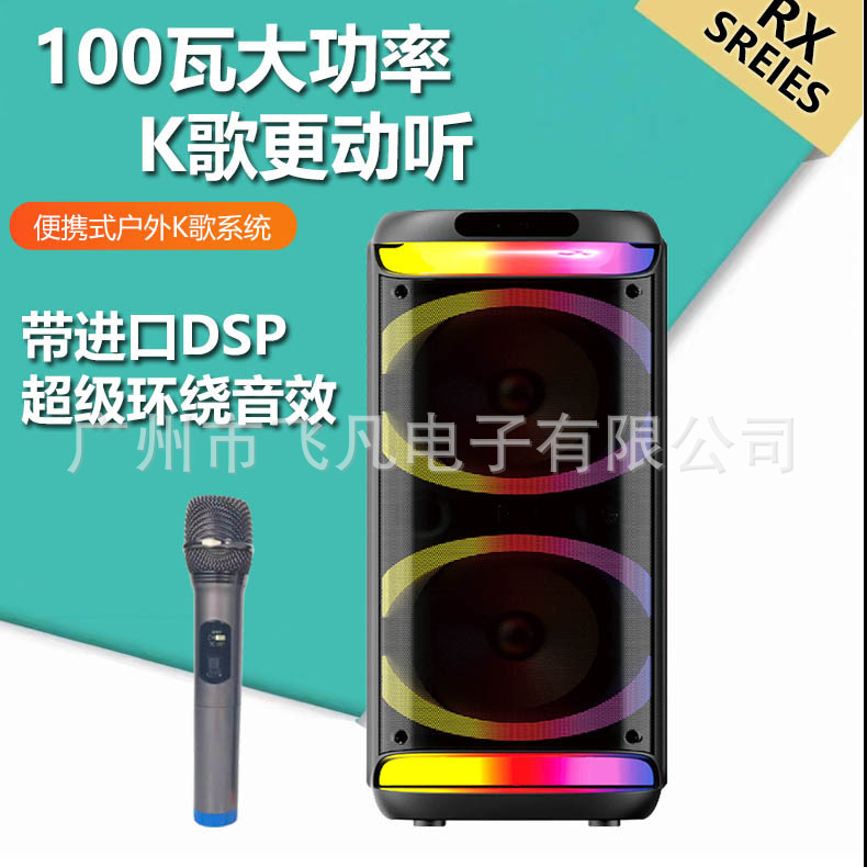 RX-P10X203新製品ダブル10インチ屋外室内ハイパワーbluetoothスピーカーDSPサラウンドスピーカー|undefined