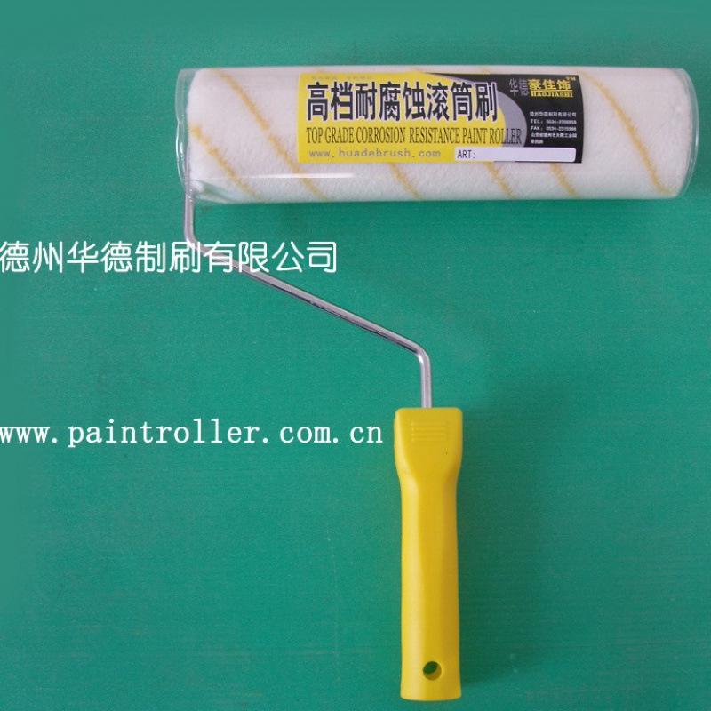 10 pulgadas cepillo de rodillo de pelo grueso acrílico puro de alta densidad cepillo de rodillo pintura de látex de pintura de pared de cepillo de exportación de Alemania