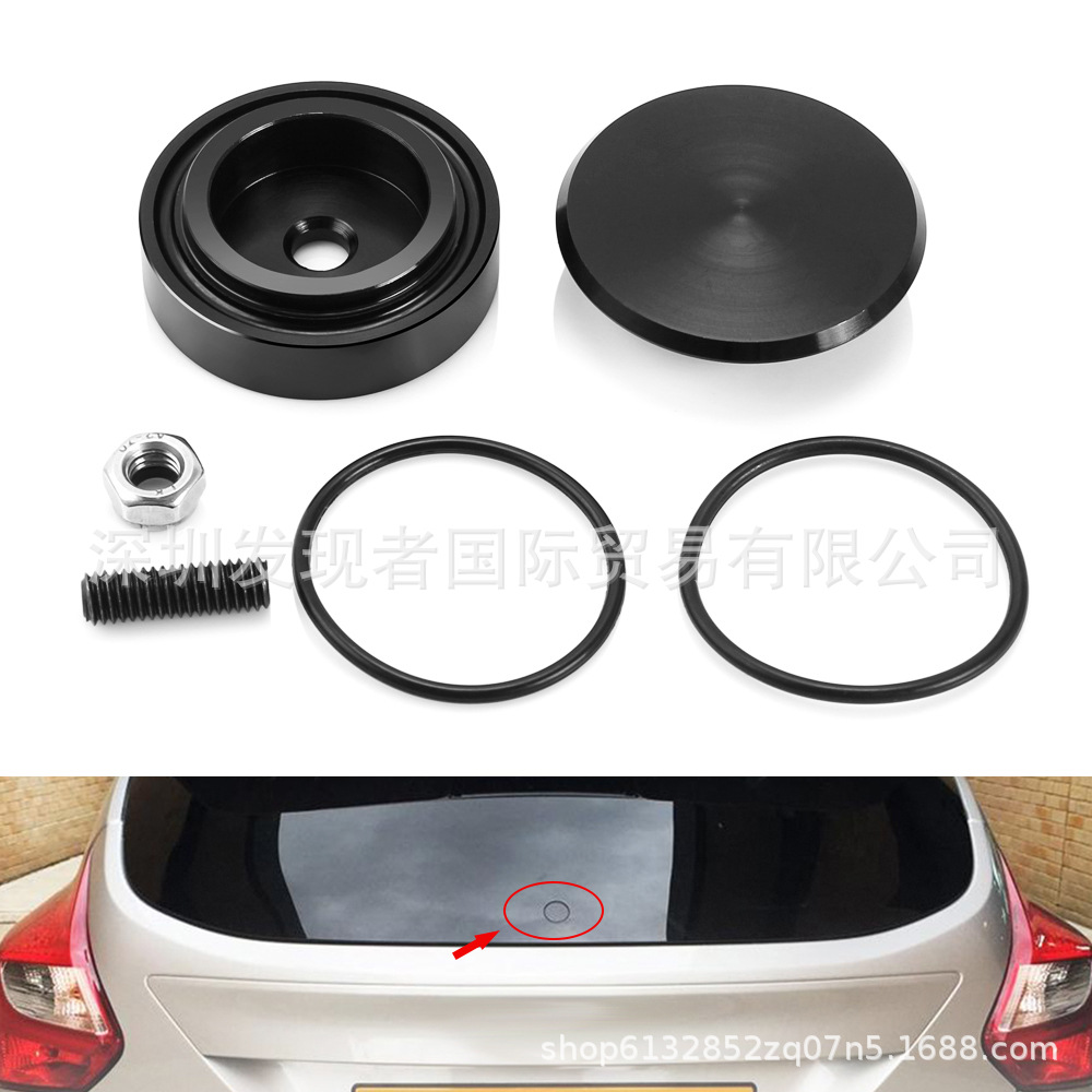 Suitable for Honda Civic Acura RSX rear wiper arm cover aluminum alloy rear window wiper arm plug cover 40MM