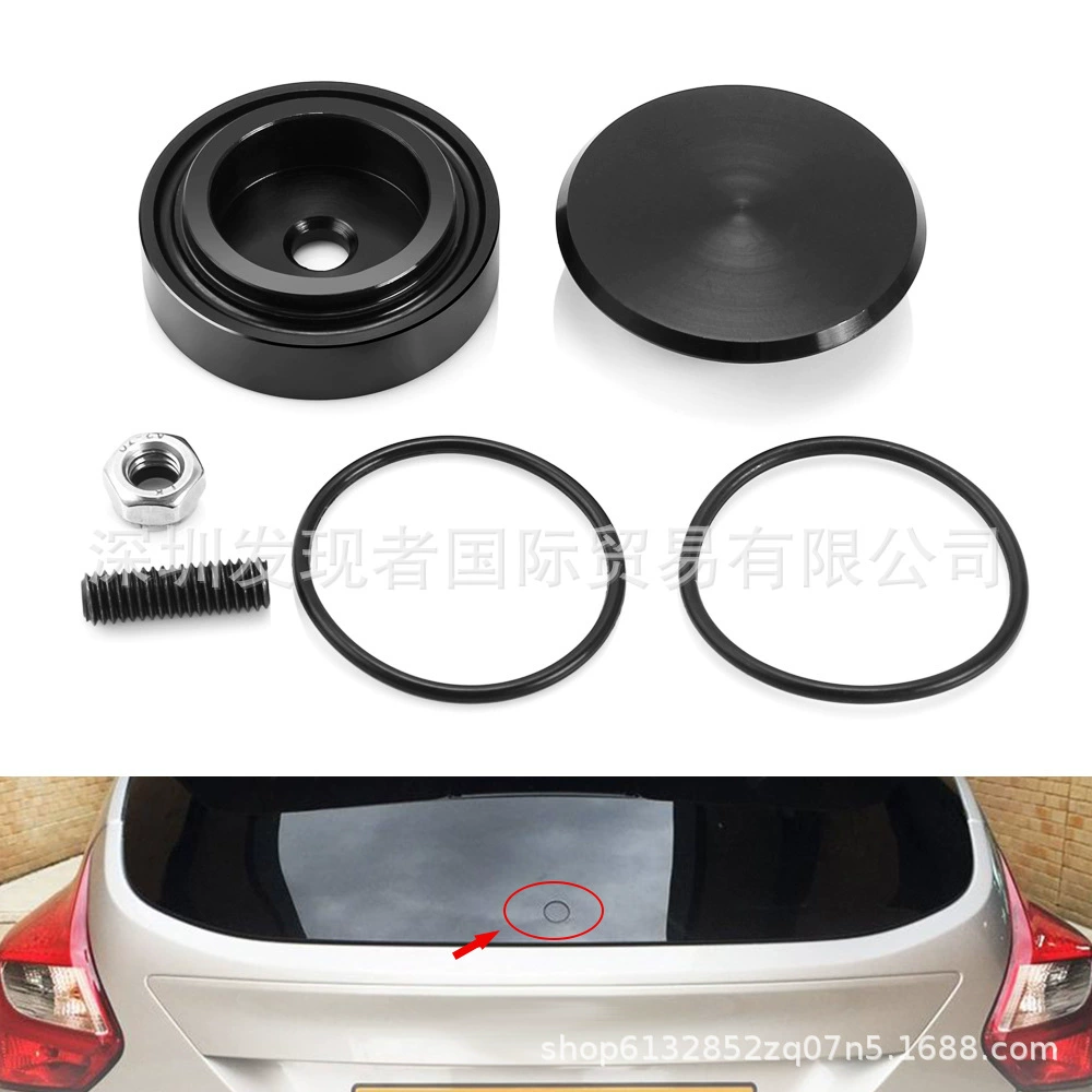 Подходящий крышка двигателя заднего стеклоочистителя для Honda Civic Acura RSX, корпус из алюминиевого сплава, крышка кронштейна рычага стеклоочистителя 40 мм