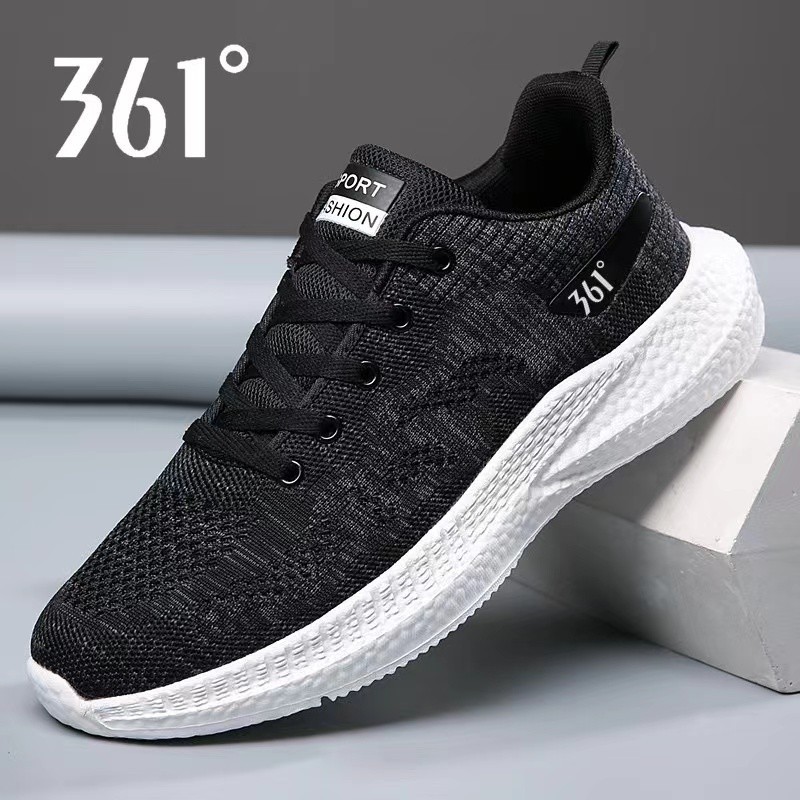 361 Men's Shoes 2024 Spring and Summer Mesh All-match Sneake..